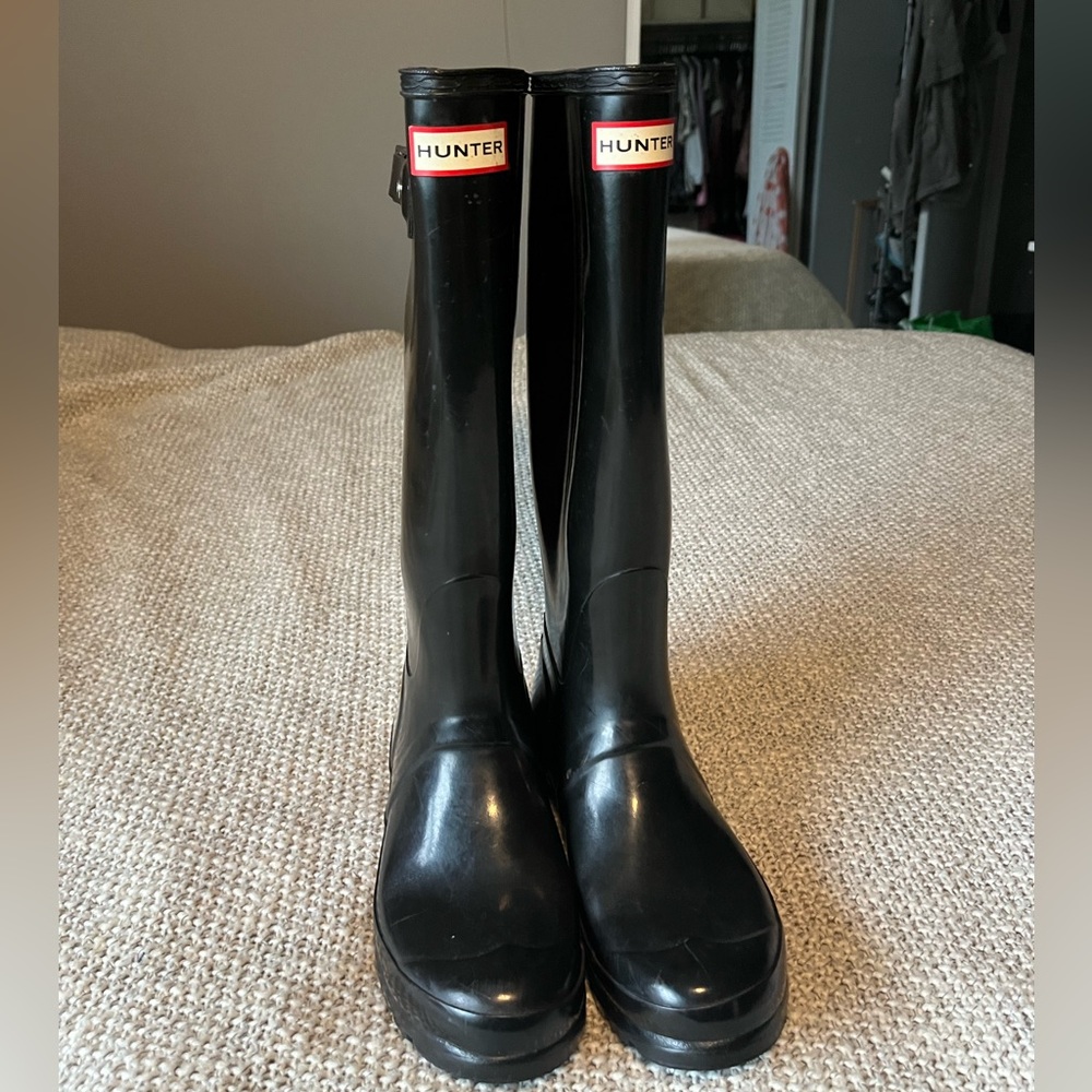 Hunter Black Women's Winter & Rain Boots